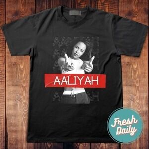 Aaliyah 90s RnB Queen Classic Hip Hop Soul Music Fan T-Shirt